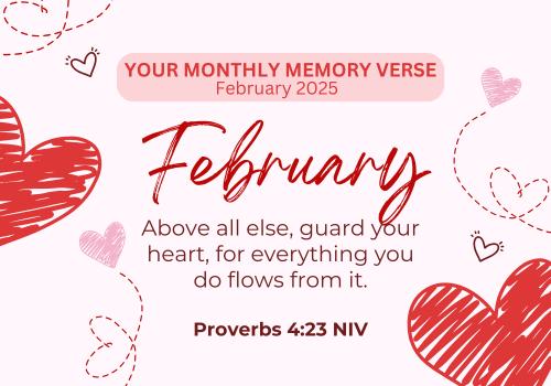 Monthly verse: Feb. 2025
