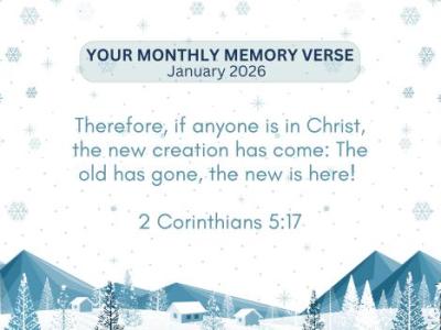 Monthly Memory Verse – January&nbsp;2026