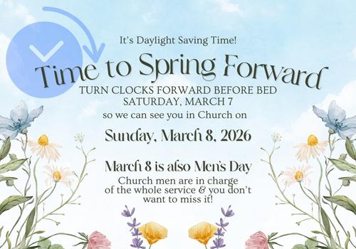 Spring Forward!