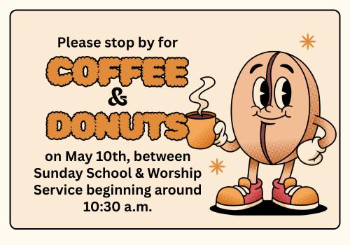 coffee & donuts May 10