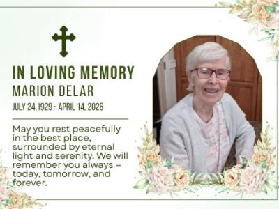Condolences to the Delar&nbsp;Family