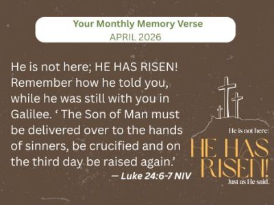 Monthly Memory Verse — April&nbsp;2026