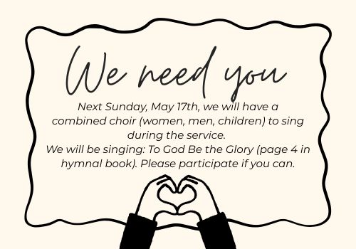 sing with us!